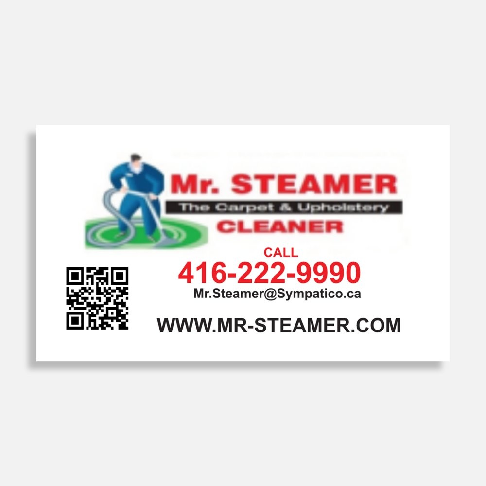 Mr. Steamer business card